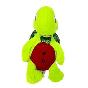 Classic Toy Company Neon Green Turtle Plush Stuffed Animal 2008 12"